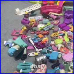 Vintage Polly Pocket Lot House Limo Car Tree Cloths Hangers Bunny Hair Purses ++