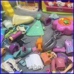 Vintage Polly Pocket Lot House Limo Car Tree Cloths Hangers Bunny Hair Purses ++