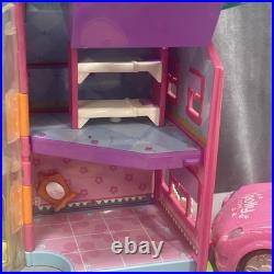 Vintage Polly Pocket Lot House Limo Car Tree Cloths Hangers Bunny Hair Purses ++