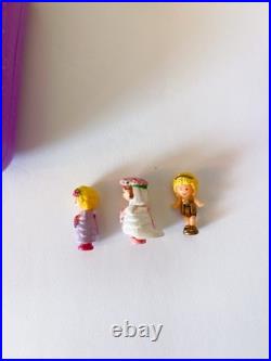 Vintage Polly Pocket Lot Of 3 with Original Compacts and Figurines Read