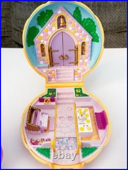 Vintage Polly Pocket Lot Of 3 with Original Compacts and Figurines Read