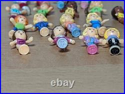 Vintage Polly Pocket Lot of 17 Mini Dolls Bluebird Compact Replacement Figures