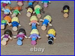 Vintage Polly Pocket Lot of 17 Mini Dolls Bluebird Compact Replacement Figures