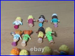 Vintage Polly Pocket Lot of 17 Mini Dolls Bluebird Compact Replacement Figures