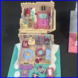 Vintage Polly Pocket Miniature Houses And Compacts Lot Of 11 Plus 7 Figures