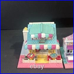 Vintage Polly Pocket Miniature Houses And Compacts Lot Of 11 Plus 7 Figures