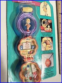 Vintage Polly Pocket New 1991 Polly In Her Music Room Locket New In Box Package