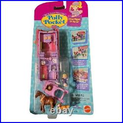 Vintage Polly Pocket Out'N About Circus Wagon On The Go NOS 90s Bluebird Mattel