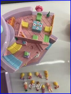 Vintage Polly Pocket PLAYSETS, Vanity Mirror Jewelry Box with DOLLS & Post Office