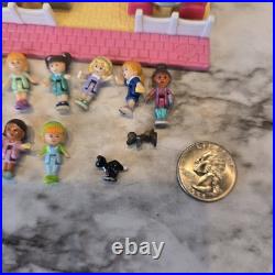 Vintage Polly Pocket POLLYVILLE House Bundle Lot of 3 WITH FIGURES