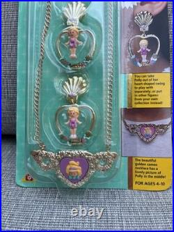Vintage Polly Pocket POLLY'S GOLDEN DREAM NECKLACE/EARRINGS Bluebird 1994 NIP Vintage Polly Pocket POLLY'S GOLDEN DREAM NECKLACE/EARRINGS Bluebird 1994 NIP
