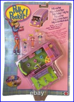 Vintage Polly Pocket POLLY & the POPS TOUR BUS 1998 BLUEBIRD New & Sealed