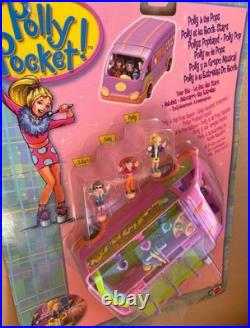 Vintage Polly Pocket POLLY & the POPS TOUR BUS 1998 BLUEBIRD New & Sealed