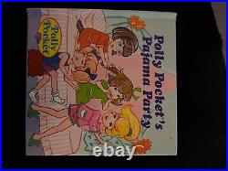Vintage Polly Pocket Pajama Party Pop Up Book by Razzi RARE Bluebird Toys