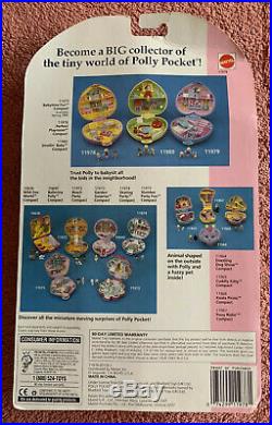 Vintage Polly Pocket Perfect Playroom NEW & SEALED Pink Quilted Heart Case 1994