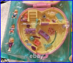 Vintage Polly Pocket Perfect Playroom Pink Compact 1994, Sealed On Card