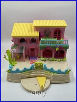 Vintage Polly Pocket Pet land Hacienda Ranch With Figures And Animals