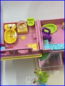 Vintage Polly Pocket Pet land Hacienda Ranch With Figures And Animals