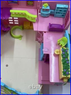 Vintage Polly Pocket Pet land Hacienda Ranch With Figures And Animals