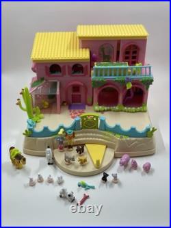 Vintage Polly Pocket Pet land Hacienda Ranch With Figures And Animals