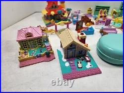 Vintage Polly Pocket Play Sets Lot Bluebird 1990's Used Condition Read