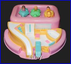 Vintage Polly Pocket Polly's BATHTIME SOAP DISH Playset Bluebird COMPLETE CLEAN