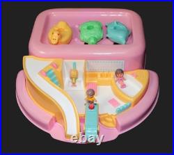 Vintage Polly Pocket Polly's BATHTIME SOAP DISH Playset Bluebird COMPLETE CLEAN