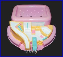 Vintage Polly Pocket Polly's BATHTIME SOAP DISH Playset Bluebird COMPLETE CLEAN