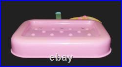 Vintage Polly Pocket Polly's BATHTIME SOAP DISH Playset Bluebird COMPLETE CLEAN