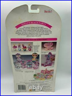Vintage Polly Pocket Polly's Beach Party Playset 100% Complete SEALED UNOPENED