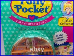 Vintage Polly Pocket Polly's Beach Party Playset 100% Complete SEALED UNOPENED