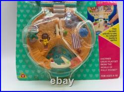 Vintage Polly Pocket Polly's Beach Party Playset 100% Complete SEALED UNOPENED