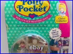 Vintage Polly Pocket Polly's Ice Skating Day Playset 100% Complete SEALED MOC