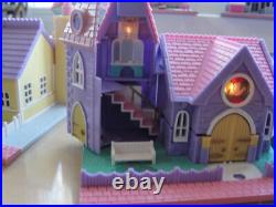 Vintage Polly Pocket Pollyville Bluebird 10 Pieces and Playmat No Dolls