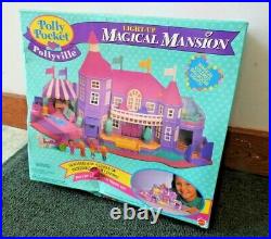 Vintage Polly Pocket Pollyville Light-Up Magical Mansion Playset