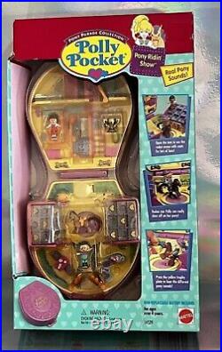 Vintage Polly Pocket Pony Ridin Show Playset 1994 NEW Sealed Bluebird Toys