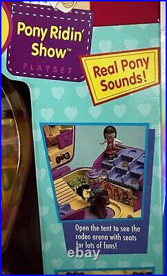 Vintage Polly Pocket Pony Ridin Show Playset 1994 NEW Sealed Bluebird Toys