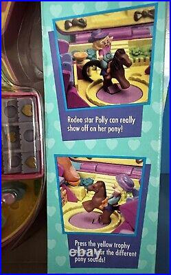 Vintage Polly Pocket Pony Ridin Show Playset 1994 NEW Sealed Bluebird Toys