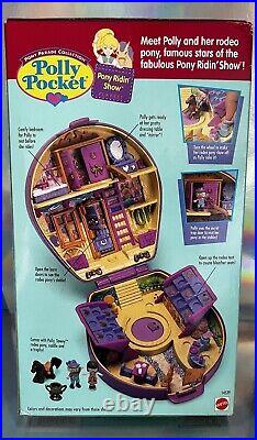 Vintage Polly Pocket Pony Ridin Show Playset 1994 NEW Sealed Bluebird Toys