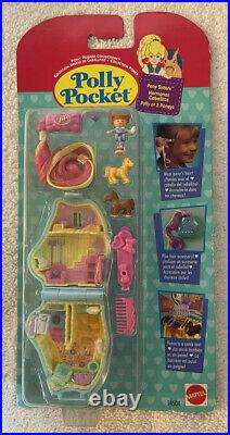 Vintage Polly Pocket Pony Sisters Horse Compact Sealed 1995 Bluebird MOC New