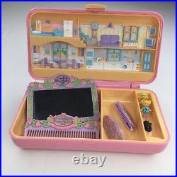 Vintage Polly Pocket Pretty Hair Playset COMPLETE MINT Bluebird + Puppy Compact