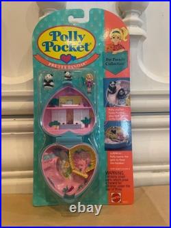 Vintage Polly Pocket Pretty Pandas Pet Parade Collection Brand New