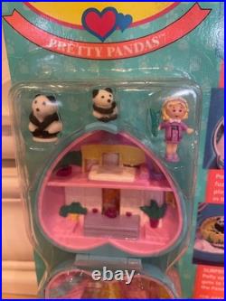 Vintage Polly Pocket Pretty Pandas Pet Parade Collection Brand New