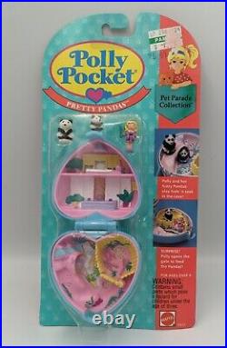 Vintage Polly Pocket Pretty Pandas Pet Parade Collection Brand New Collectible