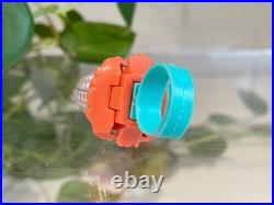 Vintage Polly Pocket Pretty Pearl Mermaid Surprise Ring COMPLETE Bluebird 1994