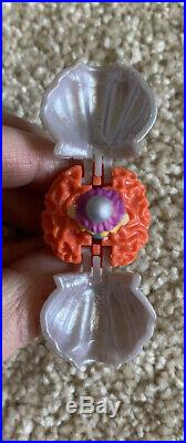 Vintage Polly Pocket Pretty Pearl Surprise Mermaid Polly Ring 1994 Blue