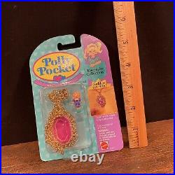 Vintage Polly Pocket Pretty Polly Necklace MOC 1994 Bluebird Toys Mattel C