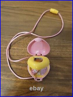 Vintage Polly Pocket Pretty Present Locket Complete (Blue Bird, 1992)
