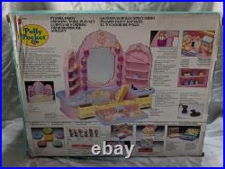 Vintage Polly Pocket Pyjama Party Dressing Table Vanity 1990 Original box