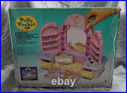Vintage Polly Pocket Pyjama Party Dressing Table Vanity 1990 Original box